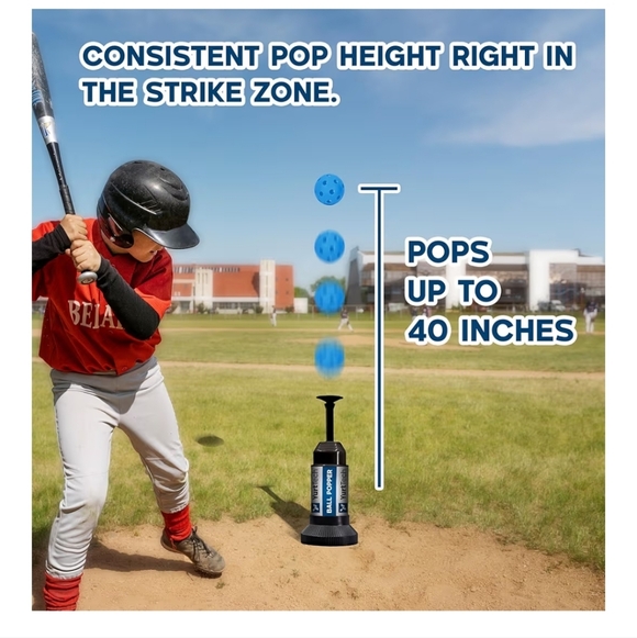 Tee Popper Baseball Training - Picture 4 of 7